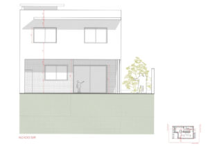 vivienda PS, alzado principal
